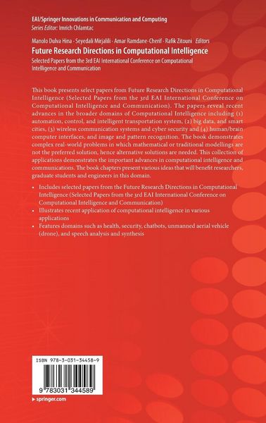 Produktbild: Future Research Directions in Computational Intelligence