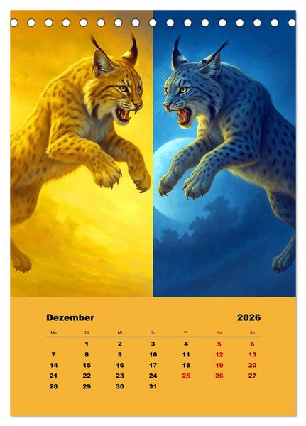 Produktbild: Spiegelwildnis (Tischkalender 2026 DIN A5 hoch), CALVENDO Monatskalender