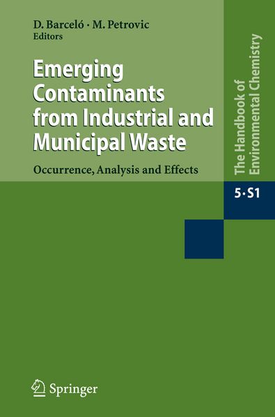 Produktbild: Emerging Contaminants from Industrial and Municipal Waste