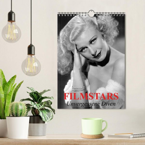 Produktbild: Filmstars - Unvergessene Diven (Wandkalender 2026 DIN A4 hoch), CALVENDO Monatskalender