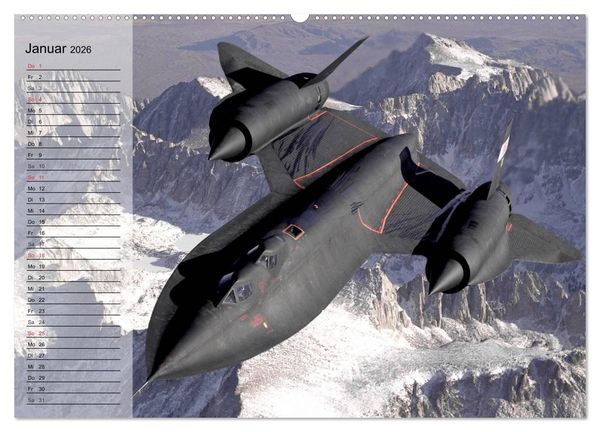 Produktbild: Kampfflugzeuge USA (hochwertiger Premium Wandkalender 2026 DIN A2 quer), Kunstdruck in Hochglanz