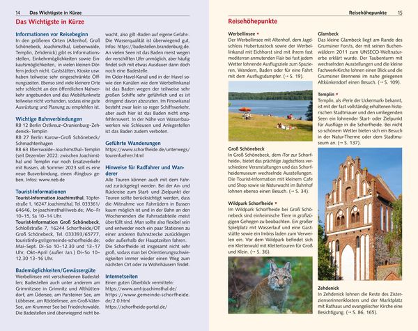 TRESCHER Reiseführer Schorfheide