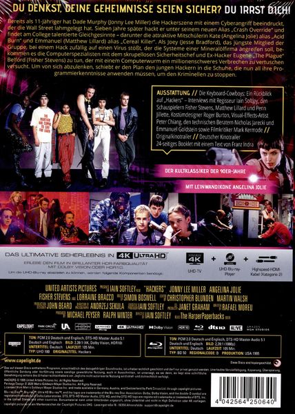 Produktbild: Hackers &ndash; Im Netz des FBI - Limitiertes Mediabook (4K Ultra HD + Blu-ray)