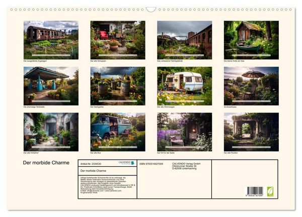 Produktbild: Der morbide Charme (Wandkalender 2027 DIN A2 quer), CALVENDO Monatskalender