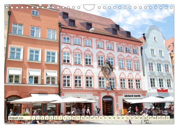 Produktbild: Unterwegs in Landshut (Wandkalender 2026 DIN A4 quer), CALVENDO Monatskalender