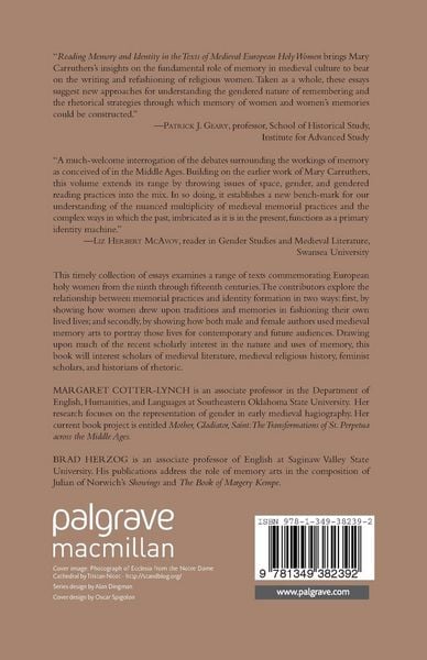 Produktbild: Reading Memory and Identity in the Texts of Medieval European Holy Women