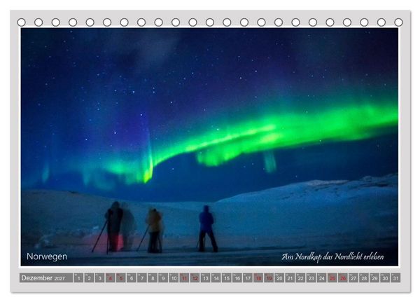 Produktbild: vom Reisen tr&auml;umen (Tischkalender 2027 DIN A5 quer), CALVENDO Monatskalender