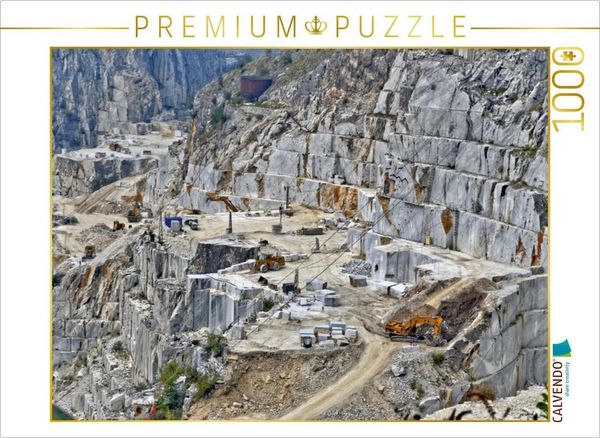 Produktbild: CALVENDO Puzzle Carrara Abbauterrasse | 1000 Teile Lege-Gr&ouml;&szlig;e 64 &times; 48 cm Foto-Puzzle f&uuml;r gl&uuml;ckliche Stunden