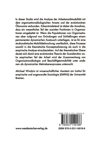 Produktbild: Organisation, Strukturwandel und Arbeitsmarktmobilit&auml;t