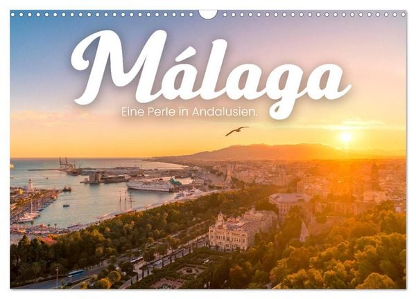 Málaga - Eine Perle in Andalusien. (Wandkalender 2026 DIN A3 quer), CALVENDO Monatskalender