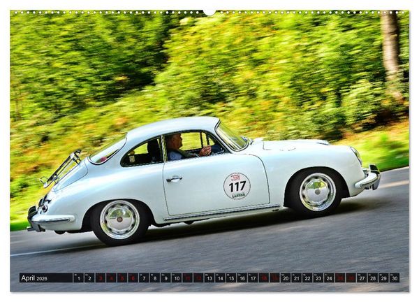 Produktbild: Porsche Oldtimer - EGGBERG KLASSIK - Der Berg ruft (Wandkalender 2026 DIN A2 quer), CALVENDO Monatskalender