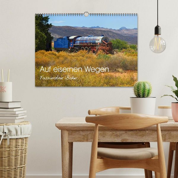 Produktbild: Auf eisernen Wegen - Faszination Bahn (Wandkalender 2026 DIN A3 quer), CALVENDO Monatskalender