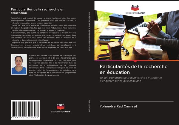 Produktbild: Particularit&eacute;s de la recherche en &eacute;ducation