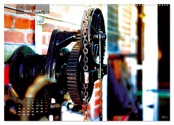 Produktbild: AUSSER BETRIEB - Industriekultur mit PopArt-Einfl&uuml;ssen (Wandkalender 2026 DIN A2 quer), CALVENDO Monatskalender
