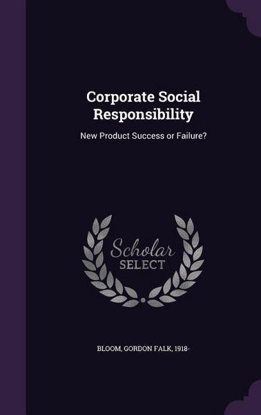 Produktbild: Corporate Social Responsibility: New Product Success or Failure?