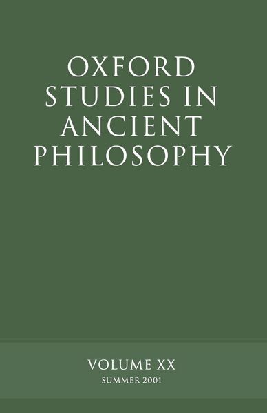 Produktbild: Oxford Studies in Ancient Philosophy