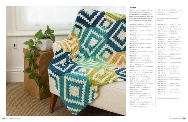 Produktbild: Bunte H&auml;keldecken Corner-to-Corner