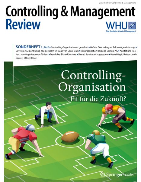 Produktbild: Controlling & Management Review Sonderheft 3-2016