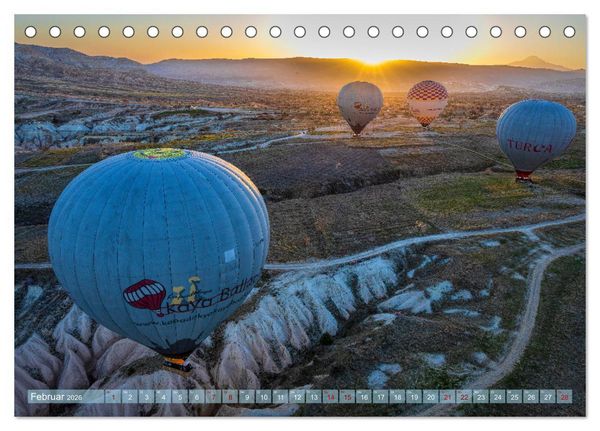 Produktbild: Kappadokien (Tischkalender 2026 DIN A5 quer), CALVENDO Monatskalender