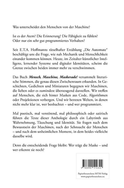 Produktbild: Mensch Maschine Maskerade