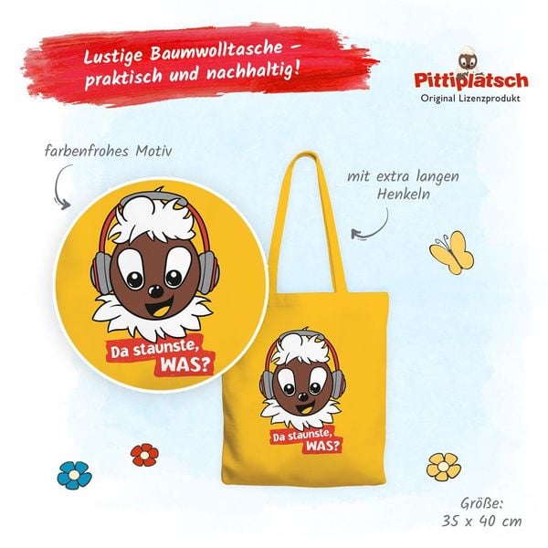 Produktbild: Tr&ouml;tsch Unser Sandm&auml;nnchen Stoffbeutel Pittiplatsch