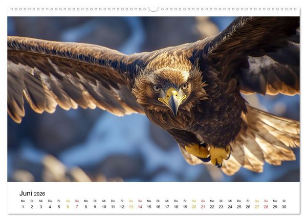 Produktbild: Wilde Tierwelt im Wald (hochwertiger Premium Wandkalender 2026 DIN A2 quer), Kunstdruck in Hochglanz