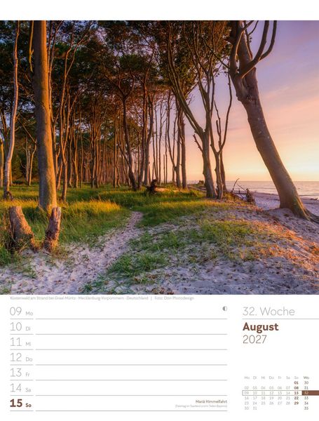 Produktbild: Unser Wald Wochenplaner Kalender 2027