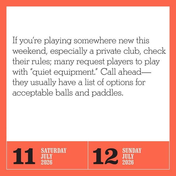Produktbild: Pickleball Is Life! Page-A-Day(r) Calendar 2026