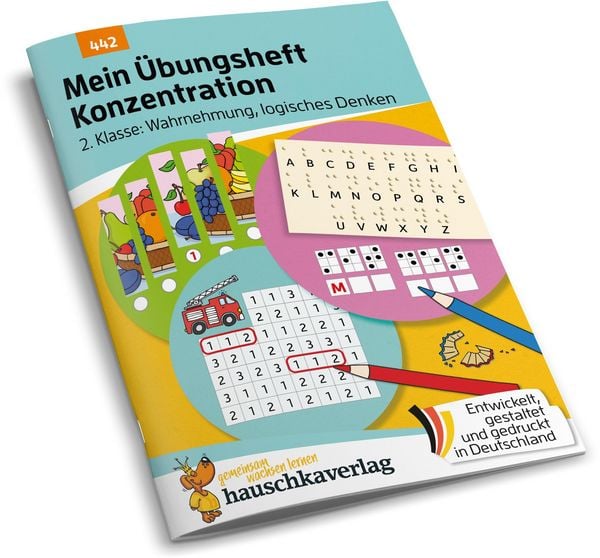 Produktbild: Mein &Uuml;bungsheft Konzentration 2. Klasse - Wahrnehmung, logisches Denken