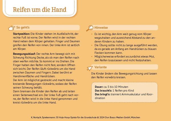 Produktbild: 30 Hula-Hoop-Spiele f&uuml;r die Grundschule