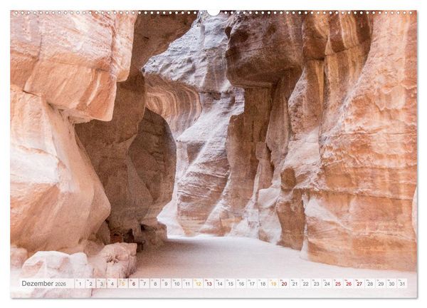 Produktbild: Jordanien - Wadis - W&uuml;ste - Weltwunder (hochwertiger Premium Wandkalender 2026 DIN A2 quer), Kunstdruck in Hochglanz