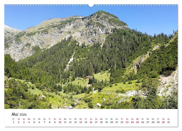 Produktbild: &Uuml;ber die Alpen - Auf dem E5 von Oberstdorf nach Meran (hochwertiger Premium Wandkalender 2026 DIN A2 quer), Kunstdruck in Hochglanz