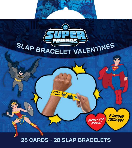 Produktbild: DC: Super Friends Slap Bracelet Valentines