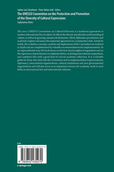 Produktbild: The UNESCO Convention on the Protection and Promotion of the Diversity of Cultural Expressions