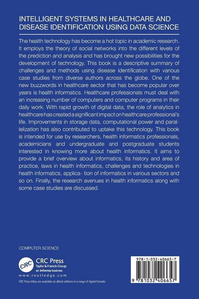 Produktbild: Intelligent Systems in Healthcare and Disease Identification using Data Science