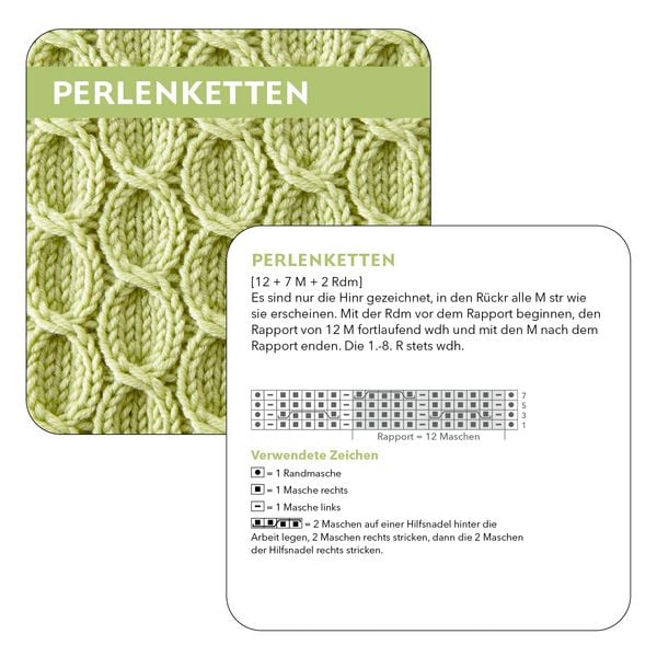 Produktbild: 66x Strickmuster Kartenset