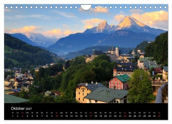 Produktbild: Berchtesgadener Land (Wandkalender 2027 DIN A4 quer), CALVENDO Monatskalender