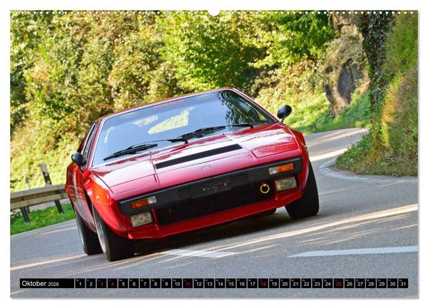 Produktbild: Italienische Oldtimer am Berg (hochwertiger Premium Wandkalender 2026 DIN A2 quer), Kunstdruck in Hochglanz