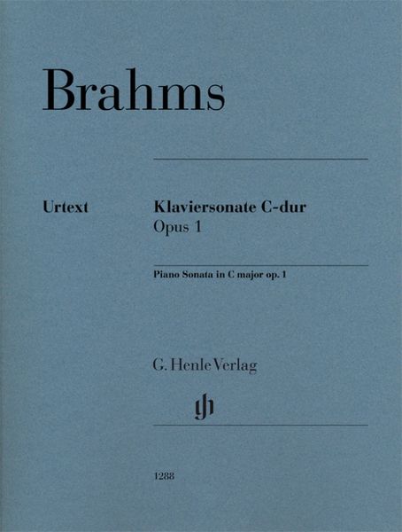Produktbild: Johannes Brahms - Klaviersonate C-dur op. 1