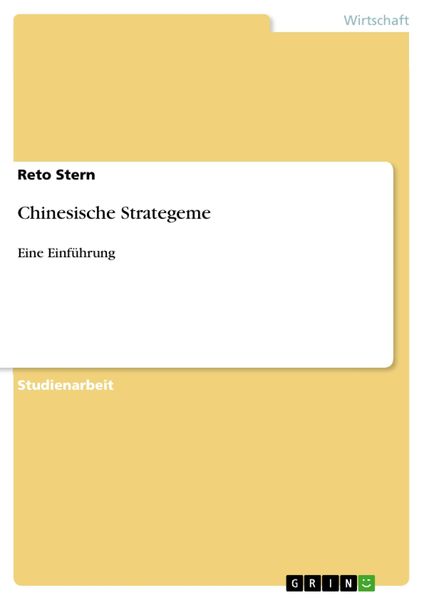 Produktbild: Chinesische Strategeme