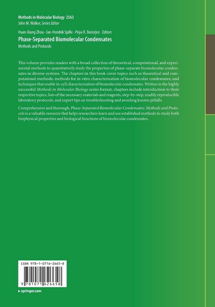 Produktbild: Phase-Separated Biomolecular Condensates