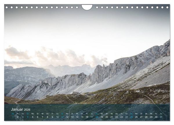 Produktbild: die dolomiten (Wandkalender 2026 DIN A4 quer), CALVENDO Monatskalender