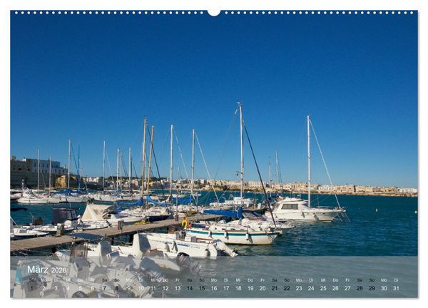 Produktbild: Der K&uuml;ste entlang im Salento (Wandkalender 2026 DIN A2 quer), CALVENDO Monatskalender