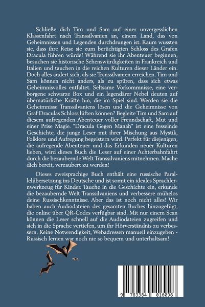 Produktbild: Lerne russische Sprache mit Dracula Gegen Manah und mache dich bereit, verzaubert zu werden!