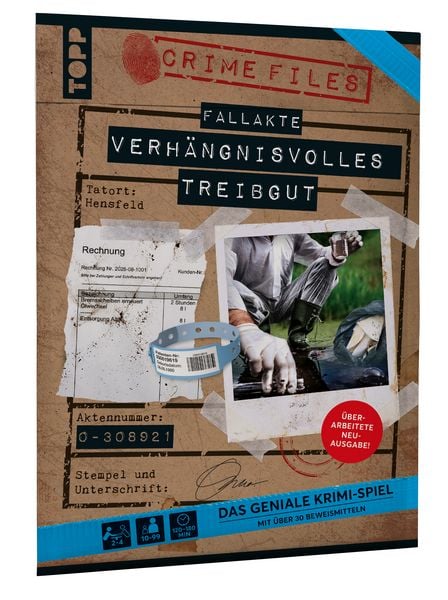 Crime Files – Fallakte: Verhängnisvolles Treibgut – Das geniale Krimispiel mit über 30 Beweismitteln