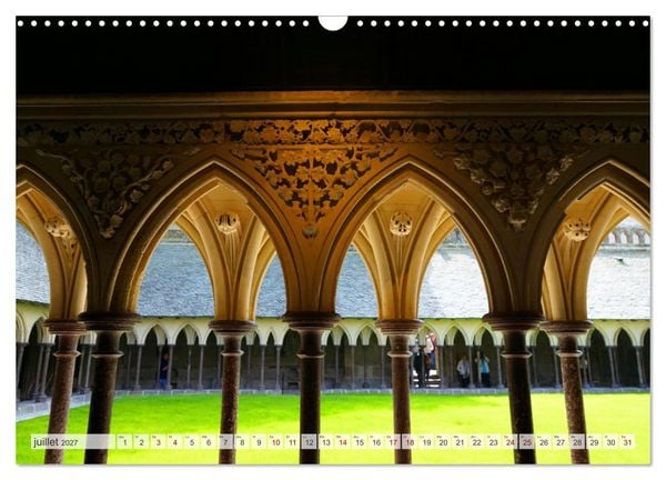 Produktbild: Le Mont-Saint-Michel - Impressionnante montagne monastique (Calendrier mural 2027 DIN A3 vertical), CALVENDO calendrier mensuel
