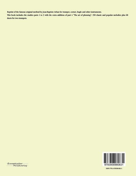 Produktbild: Arban&acute;s complete celebrated method for the cornet