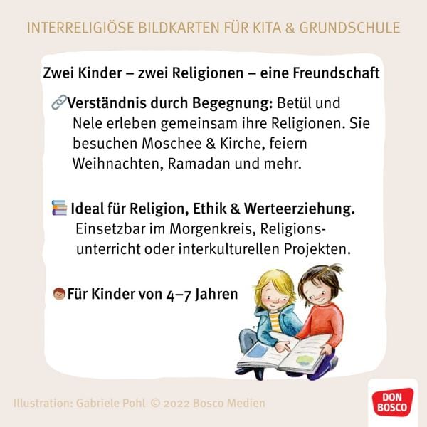 Produktbild: Bet&uuml;l und Nele erleben das Opferfest. Kamishibai Bildkartenset.