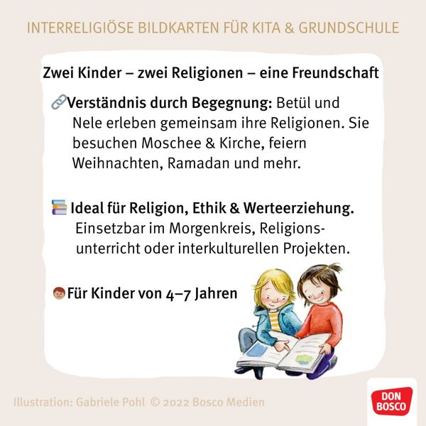 Produktbild: Bet&uuml;l und Nele feiern Erntedank. Kamishibai Bildkartenset.