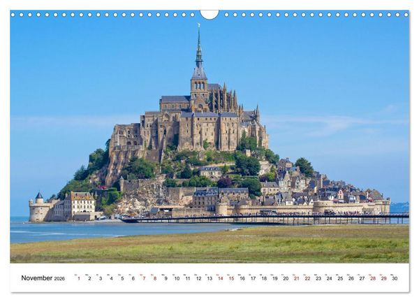 Produktbild: Normandie - zwischen Land und Meer (Wandkalender 2026 DIN A3 quer), CALVENDO Monatskalender